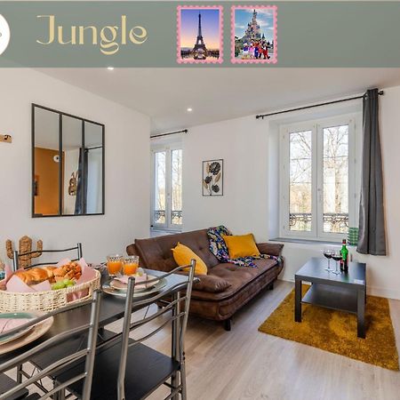 Jungle - Magnifique Appartement Avec Parking Prive - Paris-Disney & Cdg A 25 Minutes Pomponne Экстерьер фото